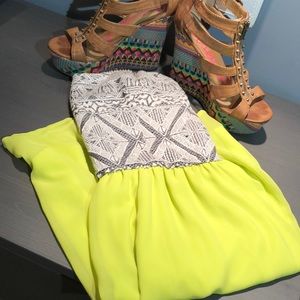 Strapless dress from Target.